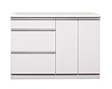 大川家具 関家具 カウンター 幅120cm ホワイト CK-234363