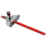 P Prettyia アルミ合金　マイターゲージ テーブルソー　ルーターマイターゲージ ソーイングアセンブリルーラー