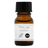 天然100% 精油 エッセンシャルオイル (10ml, ホワイトセージ)