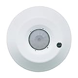 Leviton ODC04-IDW ODC Series 450 Sq. Ft. Passive Infrared Ceiling-Mount Occupancy Sensor, 120-277 Vo