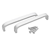 (ライチ) Lychee 2個入り モダンドア取っ手 ネジ付き シンプル オシャレ 無地 取手 ハンドル つまみ 引き出し キャビネット 食器棚 4サイズ