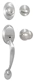 Weslock 02810-NGNFR2D Hillcrest EH with Hudson Knob, Satin Nickel [並行輸入品]