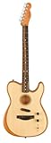 Fender フェンダー アコースタソニック American Acoustasonic® Telecaster®, Ebony Fingerboard, Natural ギグバッグ付き