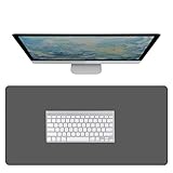 NOEINA オフィス用品 PUレザー デスクマット テーブルマット マウスマット 学習机マット パソコンマット 大型 多機能 防水 耐久性