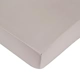 Carter's Sateen Fitted Crib Sheet, Grey (Discontinued by Manufacturer) [並行輸入品]