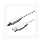 (まとめ)ミヨシ USBケーブル AtoB 1m ホワイト USB-N10/WH〔×10セット〕
