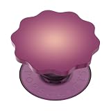 PopSockets Japan - ポップソケッツ ジャパン PopGrip Enamel Molded Flower Rd Rd Wine Translucent モールデッドフラワー Rd Rd ワイントランスルーセント 拡張キックスタンド付き ポップグリップ