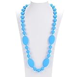 Consider It Maid Silicone Teething Necklace for Mom to Wear - FREE E-BOOK - BPA FREE and FDA Approve