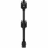 Atdec AWMS-2-BT75-H-B 高耐久 デュアル垂直モニターマウント HD Fクランプ付き