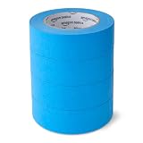Amazonベーシック マスキングテープ 塗装用 幅広 36mm×55m 4ロール ブルー