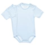 デンマークの子供服ブランドＦＩＸＯＮＩ スタンダード半袖ボディスーツ ブルー 2枚組 74ｃｍ