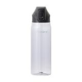 パール金属 水筒 ボトル アクアボトル 830ml ワンタッチ 直飲み トライタン tritan プラスチック製 割れにくい BPAフリー クリアグレー ファストチャージャー HC-265
