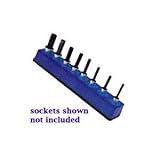 Mechanics Time Savers (MTS380) 3/8 in. Drive Universal Magnetic Blue Socket Holder 10-19mm by Mechan