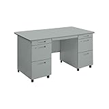 コクヨ(KOKUYO) 両袖机 事務用デスクSR型 W1525×D760×H740mm SD-SR1D33NN