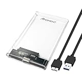 MMOMENT ME26 2.5インチ SATA対応 SSD / HDD ケース USB3.2 透明ハードディスクケース SSD外付けケース 工具不要