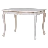 アンティーク風ダイニングテーブル/リビングテーブル 【長方形/幅100cm】 木製 『ハンプトンシリーズ』 姫系 【代引不可】 生活用品 インテリア 雑貨 インテリア 家具 テーブル その他のテーブル top1-ds-1831609-ak 