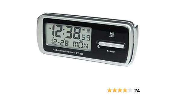 Amazon ナポレックス 車用 電波時計 シルバー 汎用 Fizz 775 車 バイク 車 バイク