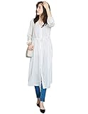 Angeliebe エンジェリーベ マタニティ ワンピース 授乳しやすい ストライプ ロング シャツ ワンピ 妊婦服 産前 産後 シャツディガン M オフ×ブラック 22173 22173160