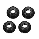 軽量アルミ ナイロン2mmナット(フランジ付)4個[BK] [イーグル模型] [#2597-BK]