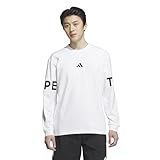 [アディダス] 長袖 Tシャツ ワーディング パック ルーズフィット ヘビーシングルジャージー 長袖Tシャツ KQD24 メンズ ホワイト (JM2077) J/M