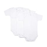 Big Oshi Baby 3 Pack Short Sleeve Bodysuit - White, 18-24 Months by Big Oshi [並行輸入品]