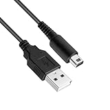 3DS 充電器 3DS USB 充電ケーブル 1.2m New3DS/ New3DSLL /3DS /3DSLL/ i2DS /DSi/DSiLL/2DS兼用 USB充電ケーブル ブラック