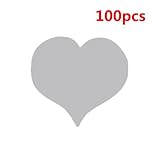 Merssavo 100個のミラーの壁のステッカーアートデカールの家の部屋の装飾3D DIY