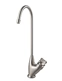 LORDEAR Lead Free High Arc Gooseneck Filtering Kitchen Bar Sink Faucet for Drinking Water Filtration