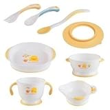 Eight Piece Stage One Training Tableware Set in Blue [並行輸入品]