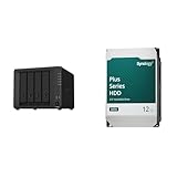 Synology NAS 4ベイ DiskStation DS923+ & Synology HDD 12TB HAT3310-12Tx4台