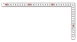 シンワ測定 曲尺平ぴた ホワイト 30cm/1尺 併用目盛 11179