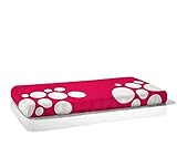 Nook Sleep Systems Organic Fitted Crib Sheet (Stepping Stone Design Blossom (Bright Pink)) by Nook [