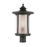 Trans Globe Lighting 40043 BK 1-Light Post Lantern, Black [並行輸入品]