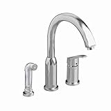 American Standard 4101.301.075 Arch Hi-Flow Kitchen Faucet, Stainless Steel [並行輸入品]
