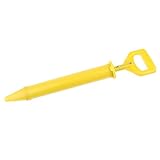 Baosity セメント ガン　噴霧器　グラウト スプレーヤ　モルタル　指向性　アプリケータ　漏れ防止　黄色　全2種 - 66x14cm；ラウンドノズル