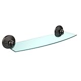 Allied Brass MC-33/18-ORB 18' Beveled Glass Shelf Oil Rubbed Bronze [並行輸入品]
