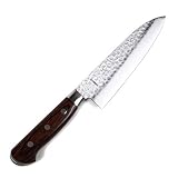 syosakuシェフナイフダマスカスvg-10 16 Layerマホガニーハンドル、Gyuto 7 inches