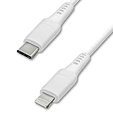 アイリスオーヤマ lightning ケーブル ホワイト 急速充電対応 type C/lightning端子 9V 2A 18W 長さ2m ICCL-A20-W