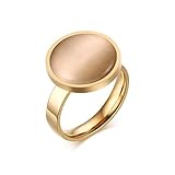 mrsrui自然moonstonegoldメッキ925スターリングシルバーメッキビクトリア朝スタイルソリティアリング イエロー