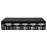 StarTech 4ポート のUSB DVIデュアルリンクKVMスイッチとUSB 2.0ハブ（sv431dviuahr） オーディオ 一色