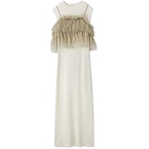 Amazon.co.jp: [スナイデル] Sustaiチュール&ノースリニットワンピ  