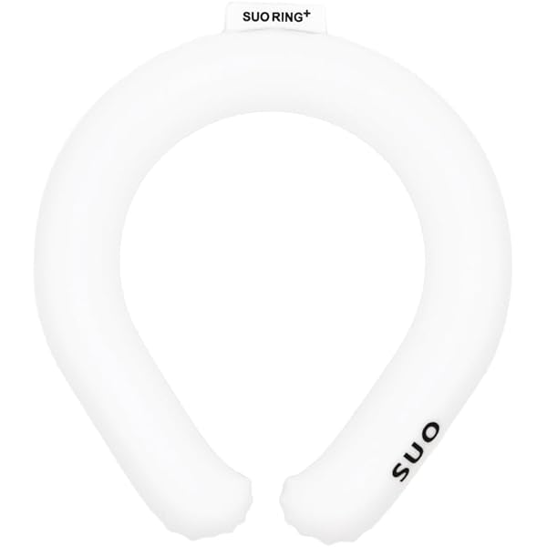 アイスネックリング クールネックリング 28°C 首元ひんやり ホワイト 純正植物／28℃ 凍結 クールリング 2025進化版 ネッククーラー