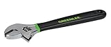 Greenlee 0154-12D Adjustable Ratcheting Wrench with Dipped Handle, 12 Inches [並行輸入品]
