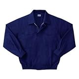 空調服 綿薄手長袖作業着 KU90550 【カラーダークブルー： サイズLL】 服地のみ