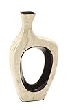 Deco 79 49081 Ceramic Inlay Vase, 9' x 16' [並行輸入品]