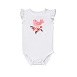 ジンボリー GYMBOREE/ バードボディスーツ ホワイト ロンパース半袖 12～18ヶ月【並行輸入】