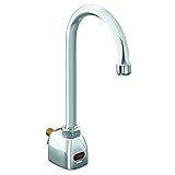 Moen CA8304 Commercial M-Power Wall-mount Battery Powered Sensor-Operated Faucet .5 gpm, Chrome [並行輸