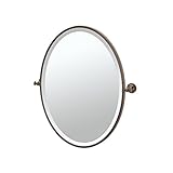 Gatco 4039 F Tavern Framedオーバルミラー、ブロンズ