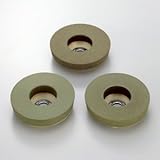【三和研磨工業】 ポリッシャー用 石材研磨工具 ニューラウンド 100mm ＃400（レジン砥石）