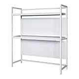 Contieaks(コンティークス) ゲーミングラック 幅140×奥行40×高さ140(cm) ホワイト セクターV3 459737